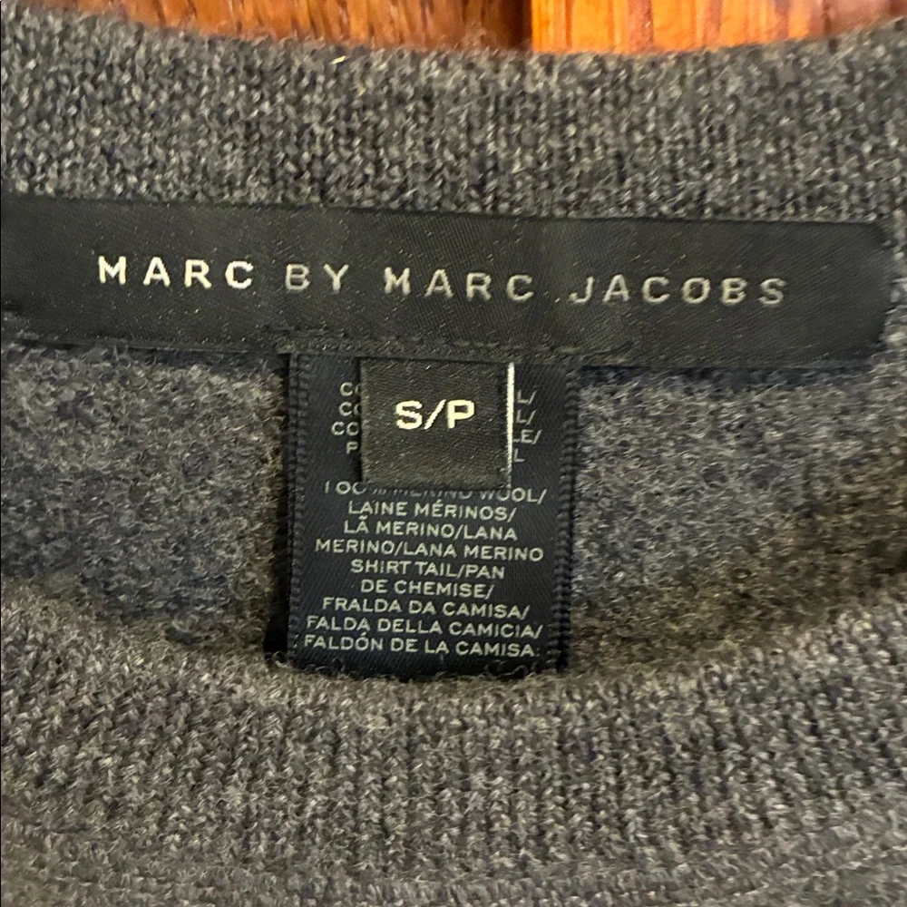 Marc By Marc Jacobs Gray minimalist quiet luxury Sweater